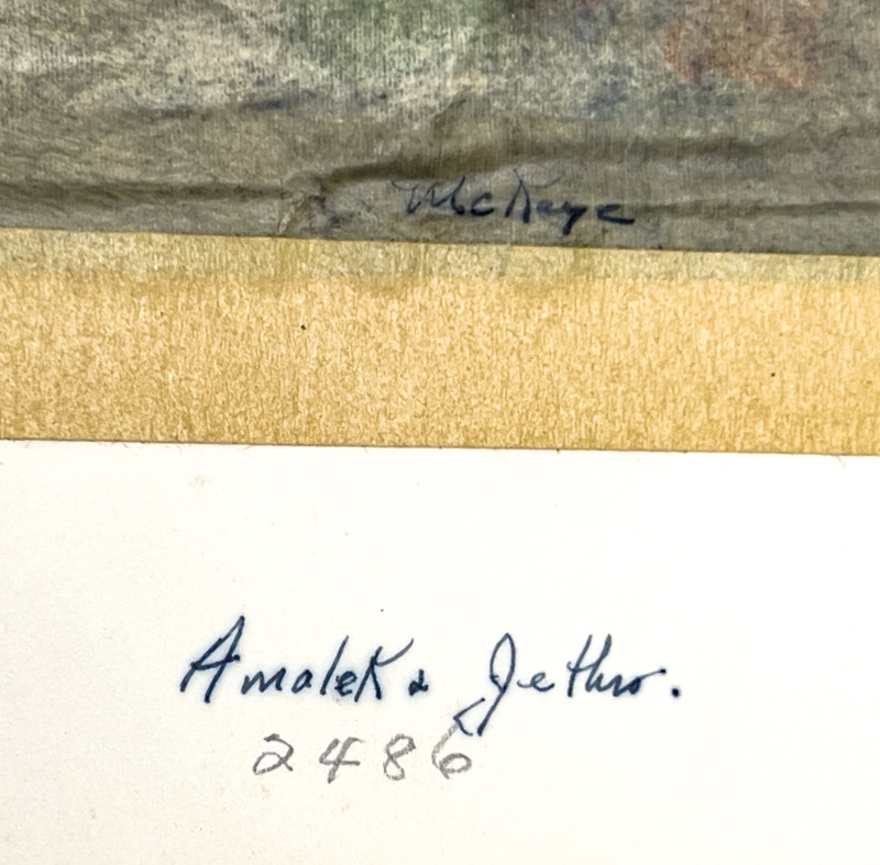 Martha McKay - Amalek and Jethro / Untitled, 2 Works