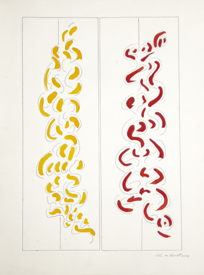 Thomas Barnett - Abstract Geometric Compositions, Group of 3