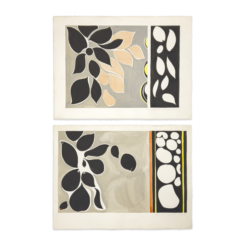 Thomas Barnett - Abstract Organic Compositions, 2 Works