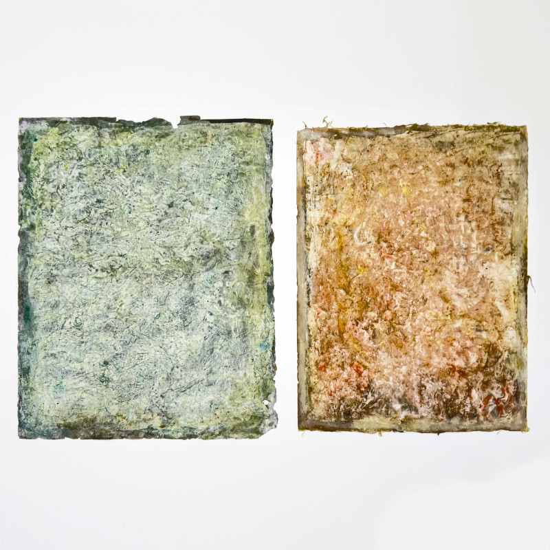 Martha McKay - Untitled Abstract Compositions, 2 Works