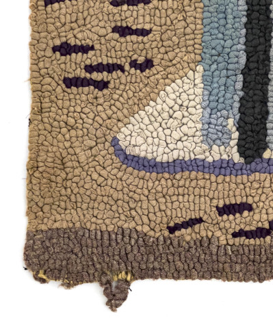 Folk Art City Hook Rug