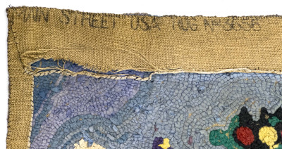 Folk Art City Hook Rug