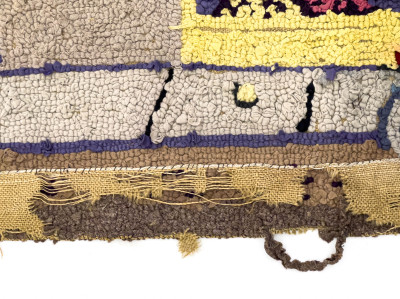 Folk Art City Hook Rug