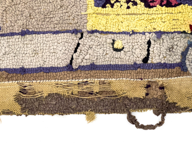 Folk Art City Hook Rug