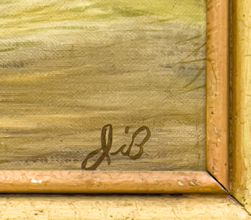 Folk Art Western Scene