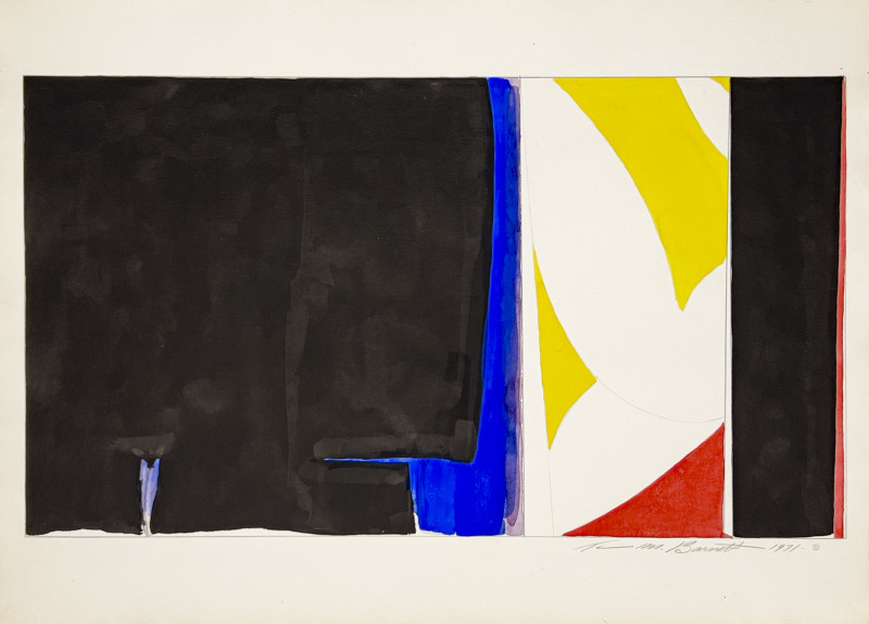 Thomas Barnett - Untitled ( Geometric Composition), Group of 3