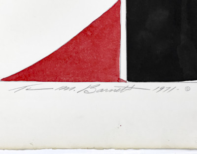 Thomas Barnett - Untitled ( Geometric Composition), Group of 3