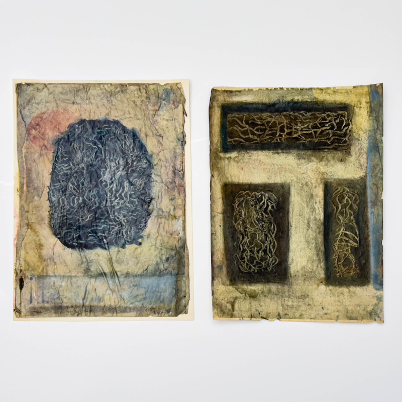 Martha McKay - Untitled Abstract Compositions, 2 Works