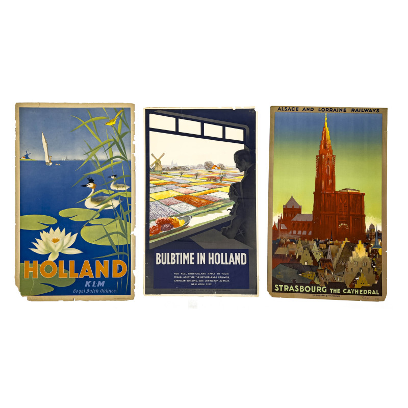 Travel Posters, Group of 3
