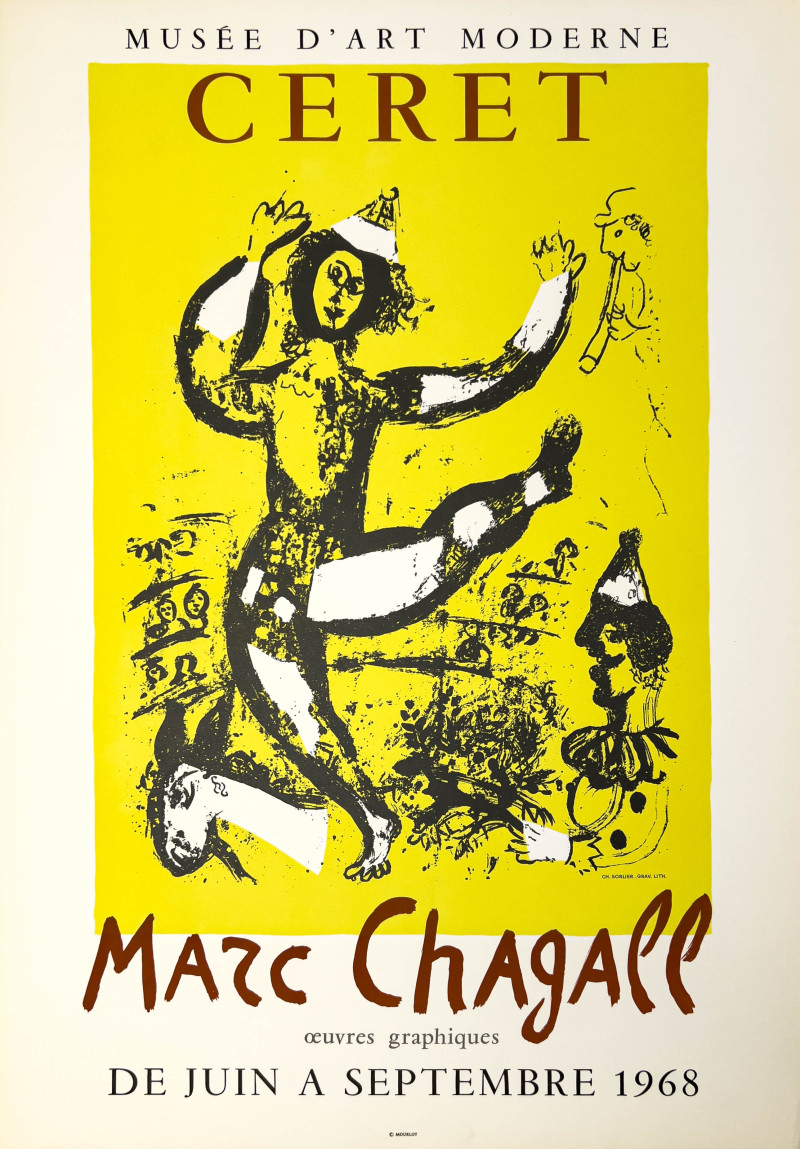 Marc Chagall Musée d&apos;art Moderne Ceret Poster