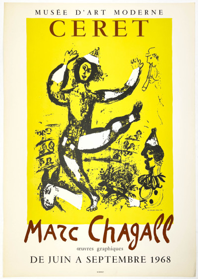 Marc Chagall Musée d&apos;art Moderne Ceret Poster
