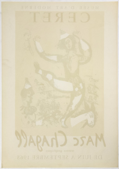 Marc Chagall Musée d&apos;art Moderne Ceret Poster