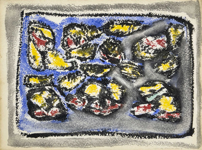 Thomas Barnett - Abstract Organic Compositions, Group of 3