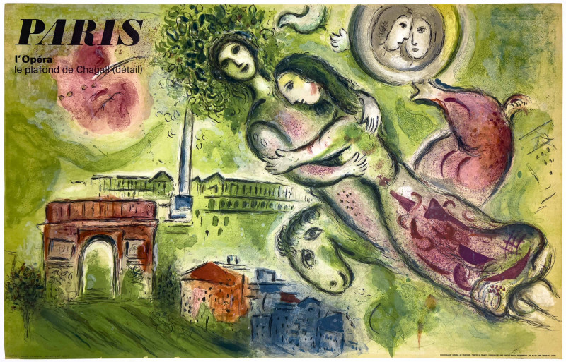 Marc Chagall Paris L&apos;Opéra Romeo and Juliette Poster