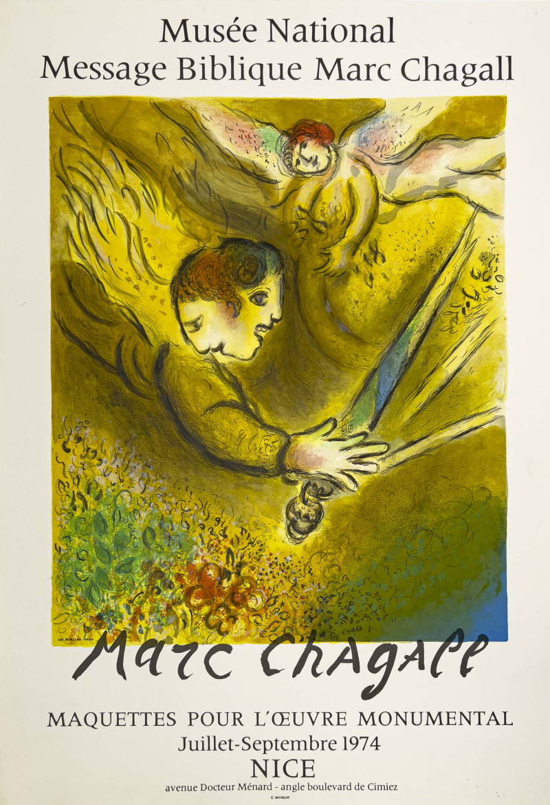 Marc Chagall Musée National, The Angel of Judgement Poster