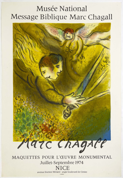 Marc Chagall Musée National, The Angel of Judgement Poster