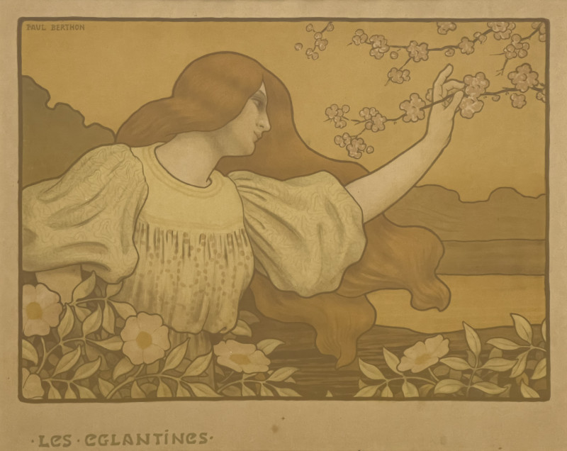 Paul Berthon - Les Eglantines Poster