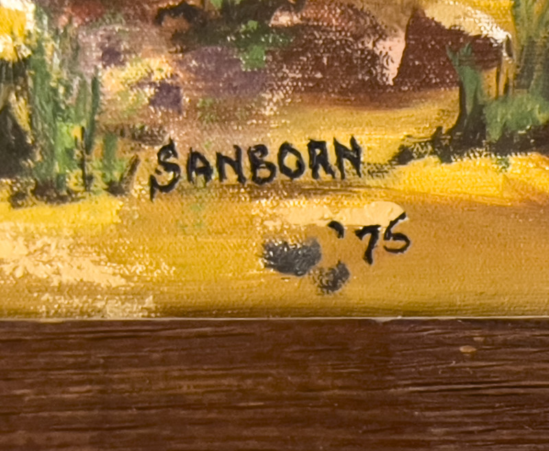 Unknown Artist - Mining Scene Painting