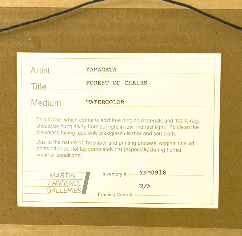 Hiro Yamagata - Forest of the Chairs