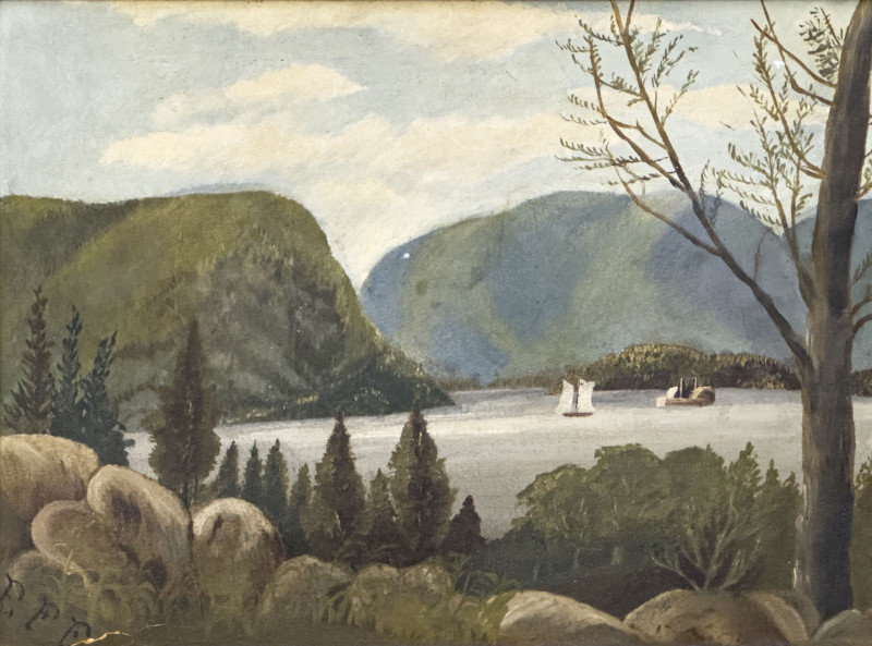 Unknown Artist - Hudson River Painting