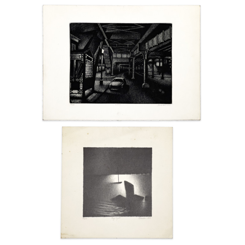 William Behnken  - W 238. and Bay Light, 2 Works