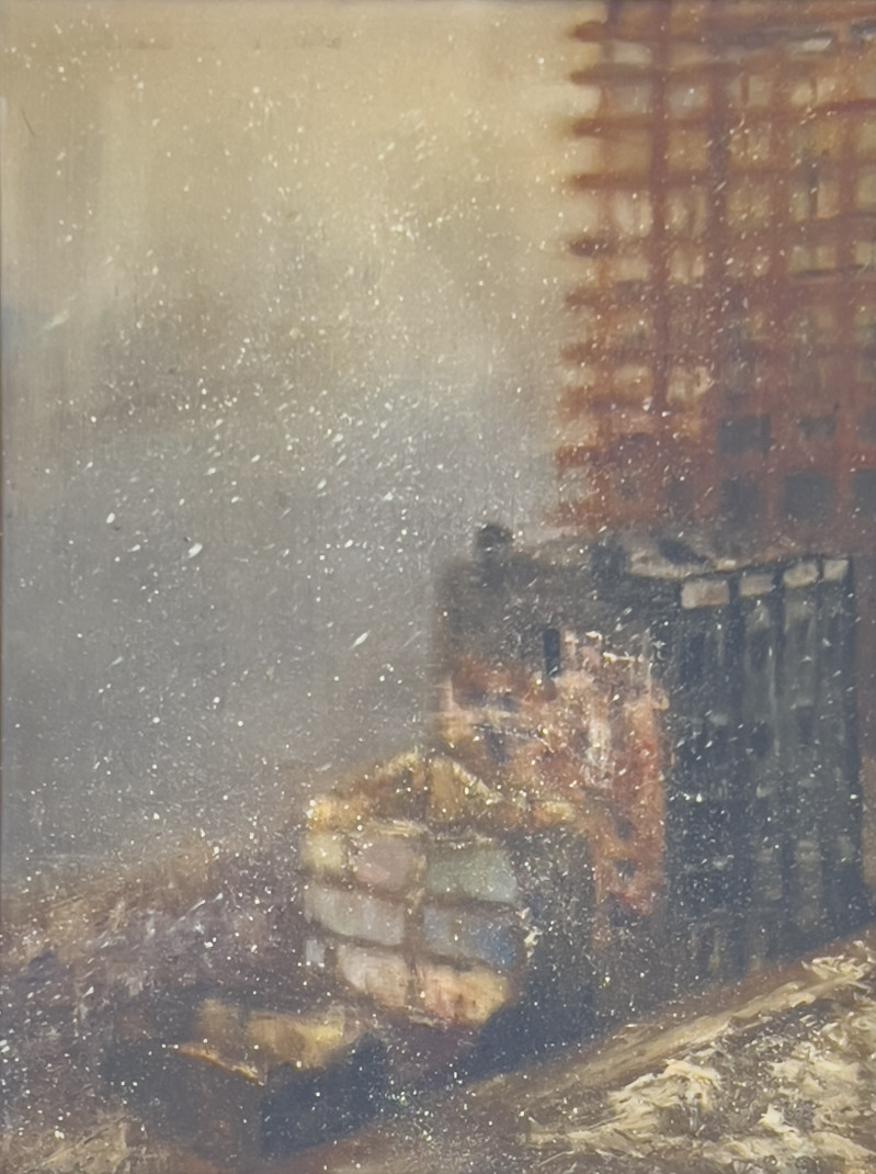 Winter City Paintings, 2 Works