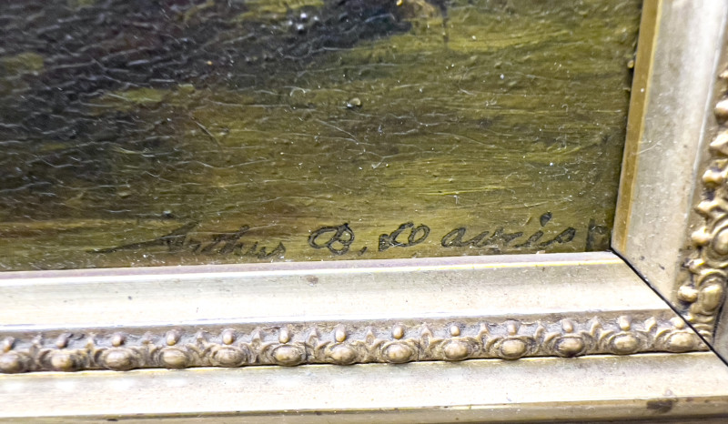 Farm Scene Paintings, 2 Works