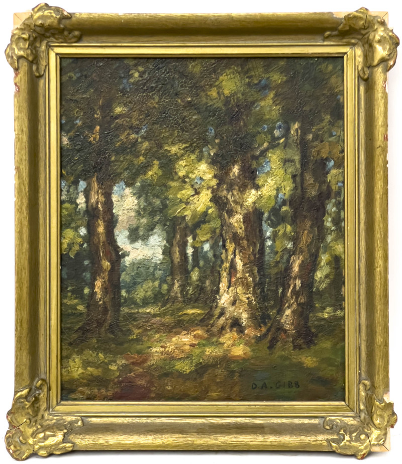 David A. Gibb - Oak Trees in Summer