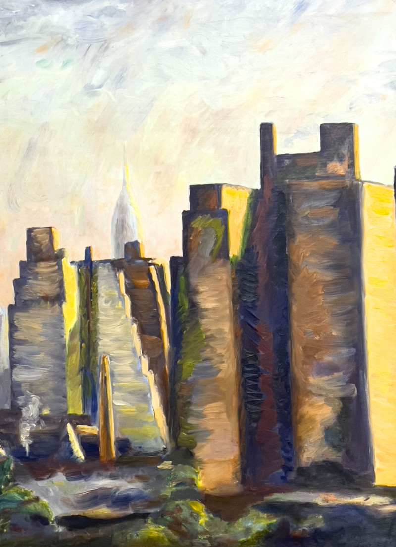 Dorothy Deyrup - Untitled (New York Skyline)