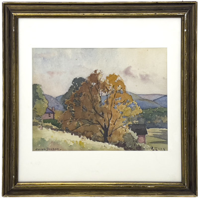 Julius M. Delbos - Untitled (Fall Landscape)