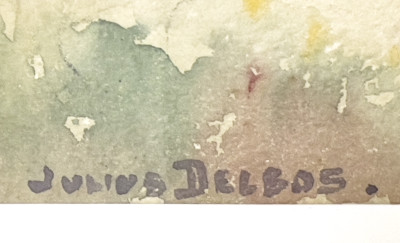 Julius M. Delbos - Untitled (Fall Landscape)