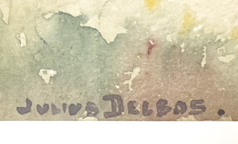 Julius M. Delbos - Untitled (Fall Landscape)