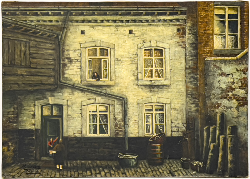 Artist Unknown - Street Scene Painting