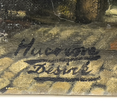 Artist Unknown - Street Scene Painting