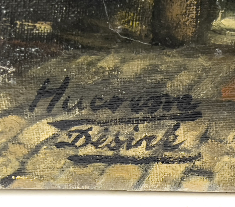 Artist Unknown - Street Scene Painting