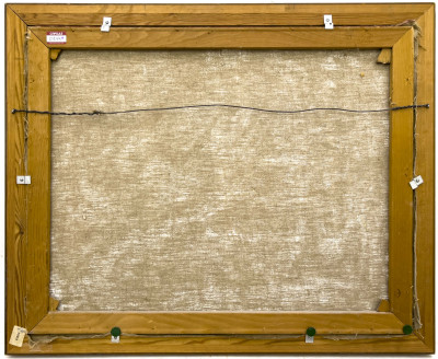 William Bruckner - River Scene with Sailboats