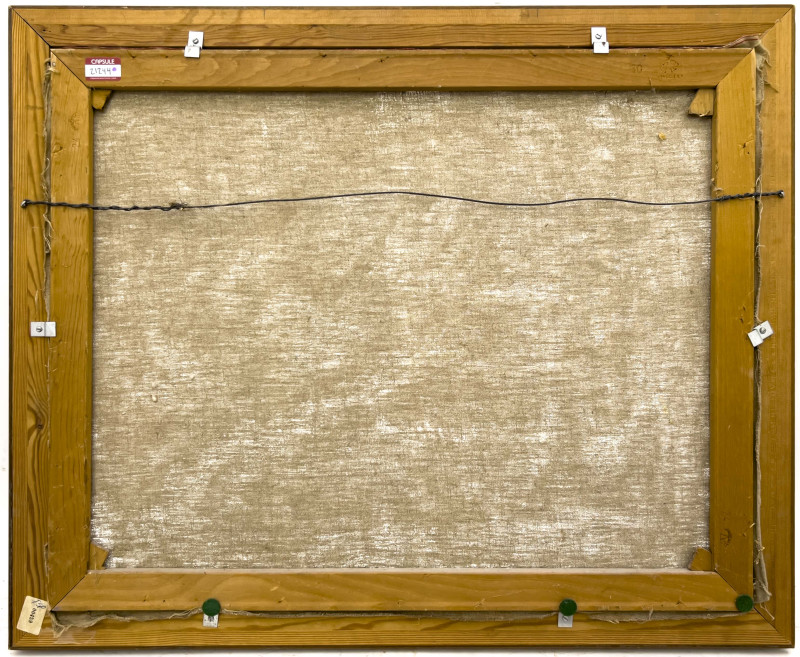 William Bruckner - River Scene with Sailboats