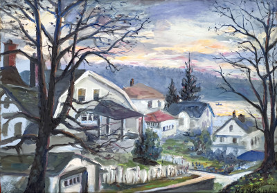 Unknown Artist - Three Hudson Valley Paintings