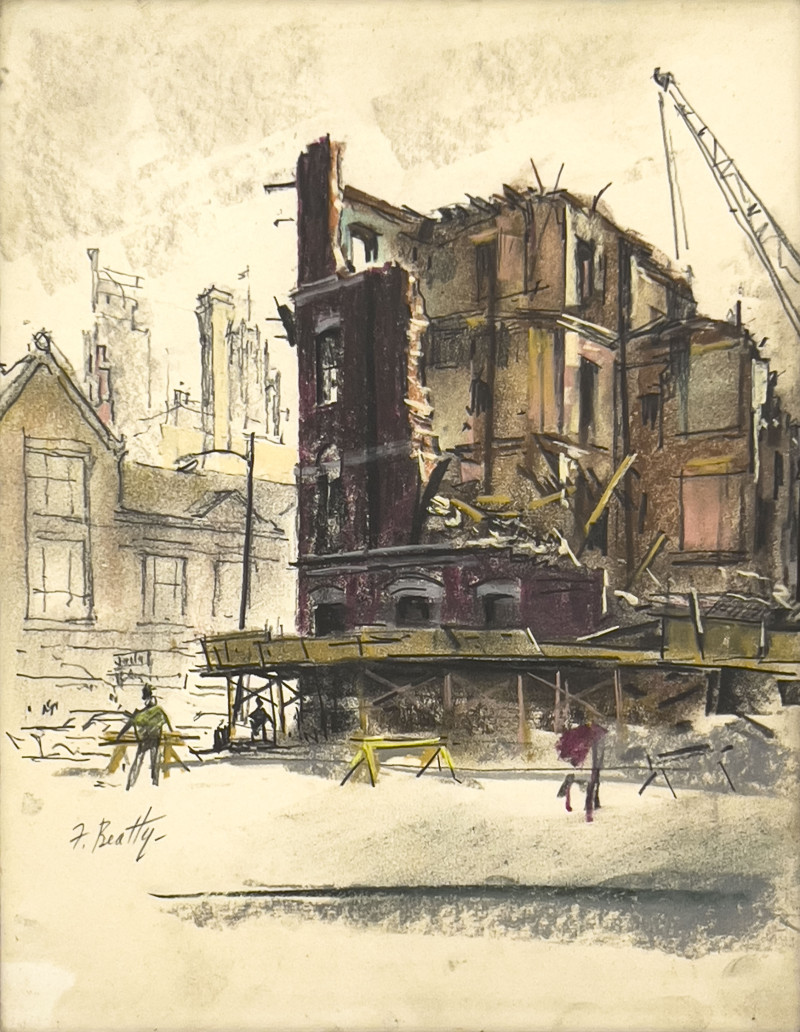 Frank Beatty - Untitled (Building Demolition)