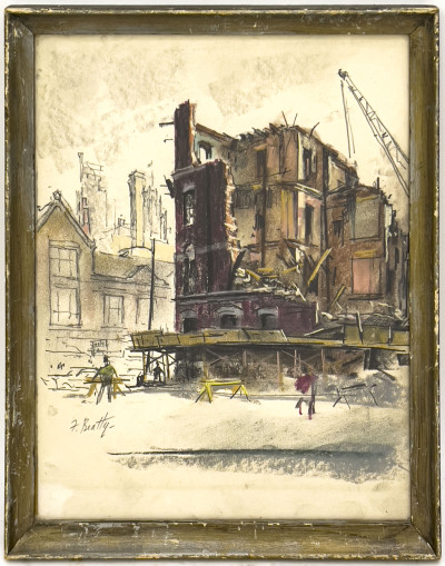 Frank Beatty - Untitled (Building Demolition)