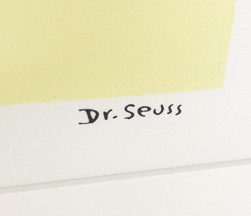 Dr. Seuss Limited Edition Prints, Pair