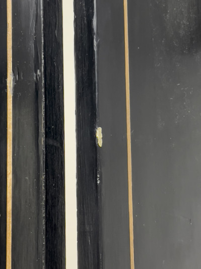 Eight Panel Asian Folding Lacquer Screen