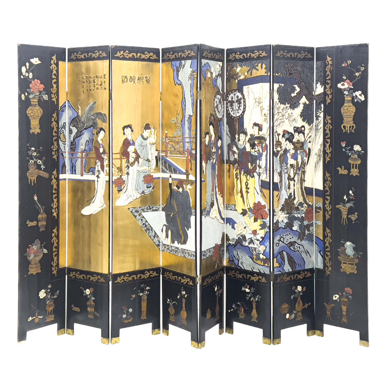 Japanese Painted Screen