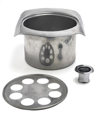 Chase Brass and Others - Jigger AND Swizzler Chrome Bar Set and Top Hat Vodka Bucket and Bar Set