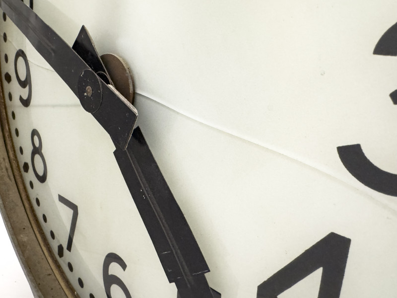 Electrique Brillie Octagonal Railway Clock