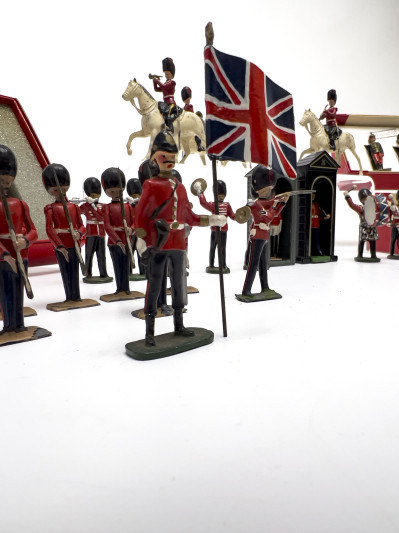 Collection of Primarily British Grenadier Guard Toy Soldiers, Group of 80+