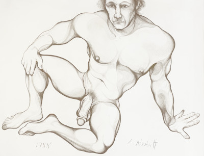 Image for Lot Lowell Nesbitt - Untitled (Male Nude)