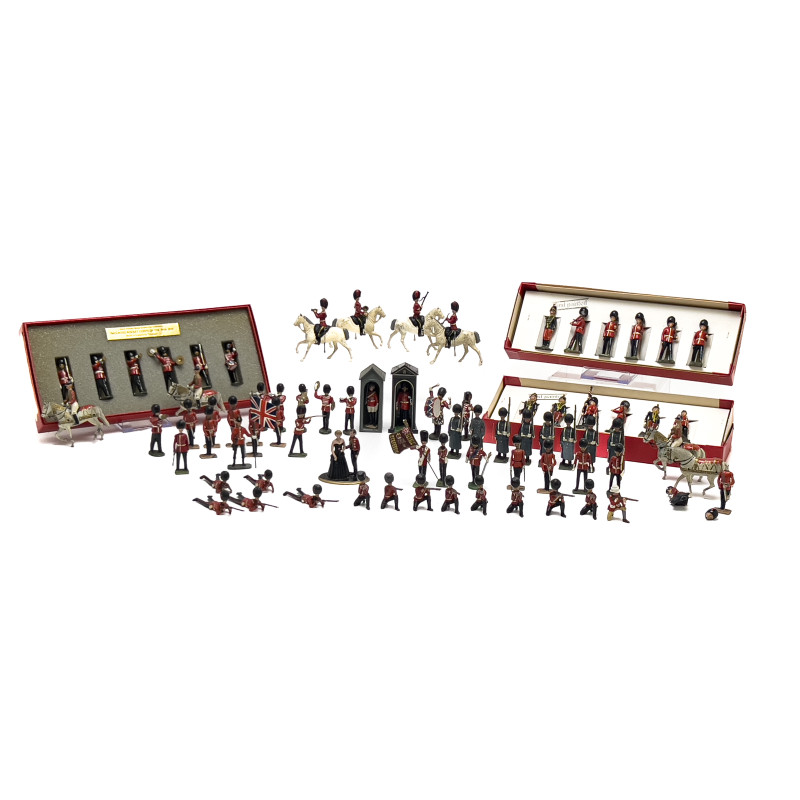 Collection of Primarily British Grenadier Guard Toy Soldiers, Group of 80+