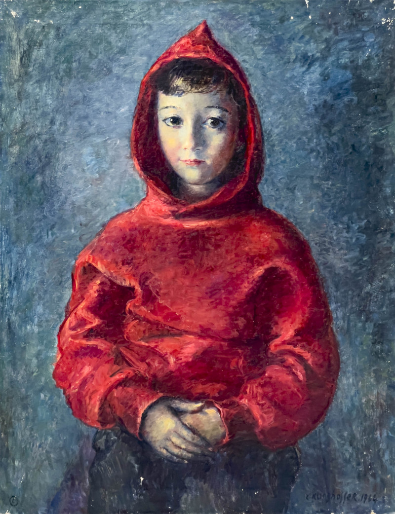 Clara Klinghoffer - Boy with a Red Hood (David Herzberg in a Red Hood)
