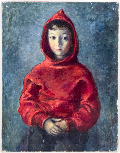 Clara Klinghoffer - Boy with a Red Hood (David Herzberg in a Red Hood)